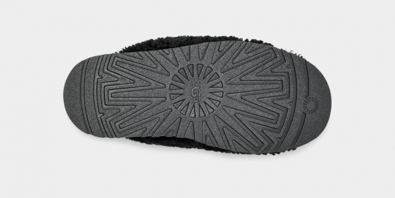 Ugg Maxi Curly Platform Tofflor Dam Svarta | Sverige-79408
