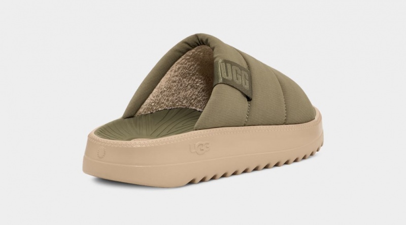 Ugg Maxxer Badtofflor Sandaler Herr Gröna | Sverige-79543
