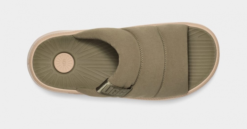 Ugg Maxxer Badtofflor Sandaler Herr Gröna | Sverige-79543