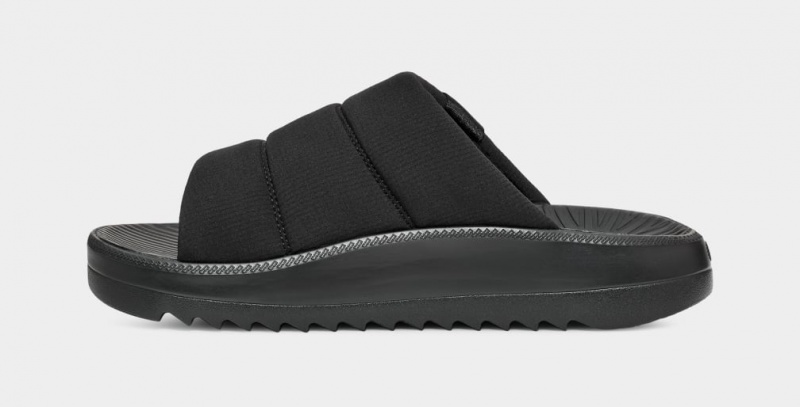 Ugg Maxxer Badtofflor Sandaler Herr Svarta | Sverige-36415