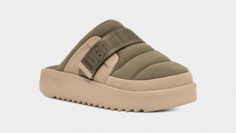 Ugg Maxxer Rem Badtofflor Sandaler Herr Gröna | Sverige-12436