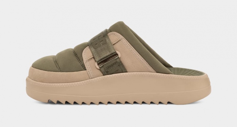 Ugg Maxxer Rem Badtofflor Sandaler Herr Gröna | Sverige-12436