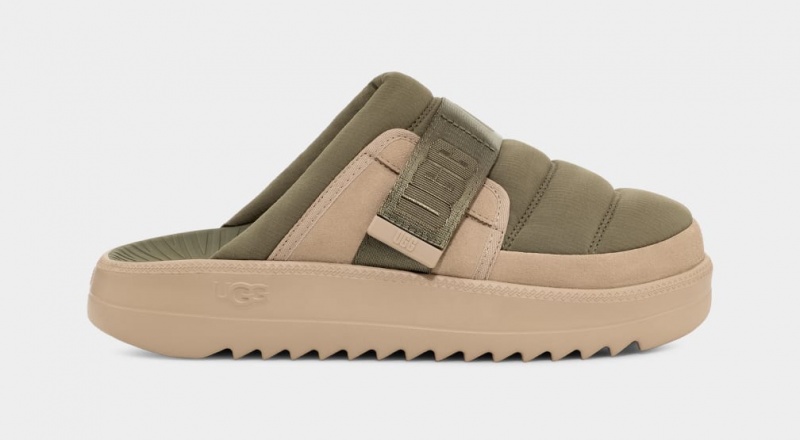 Ugg Maxxer Rem Badtofflor Sandaler Herr Gröna | Sverige-12436