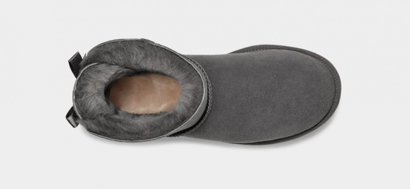 Ugg Mini Bailey Bow II Stövlar Dam Grå | Sverige-61048