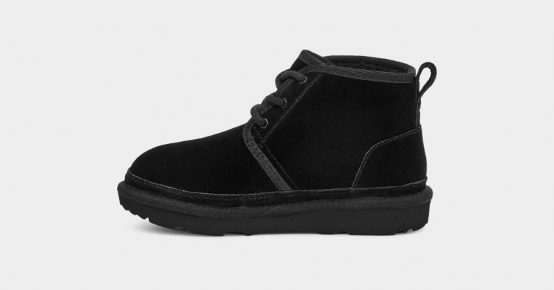 Ugg Neumel Broken Logo Stövlar Barn Svarta | Sverige-65719
