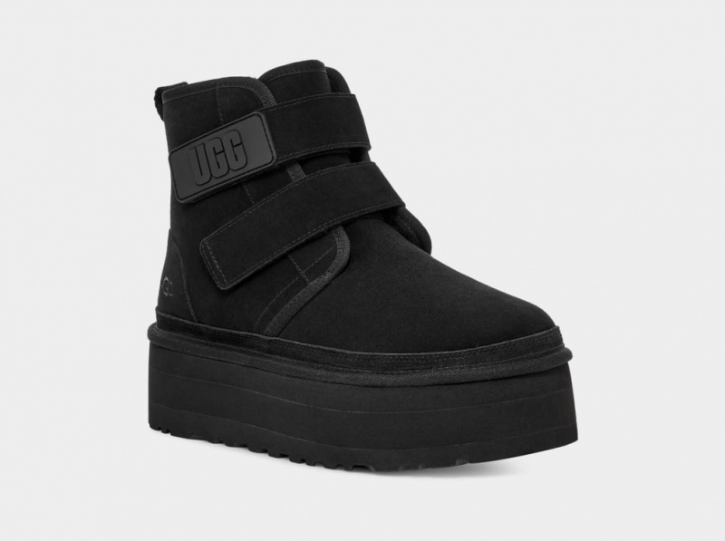 Ugg Neumel Platform Stövlar Dam Svarta | Sverige-57403