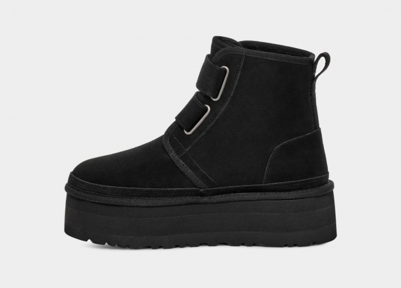 Ugg Neumel Platform Stövlar Dam Svarta | Sverige-57403