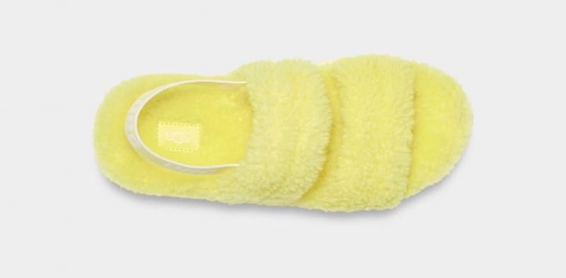 Ugg Oh Fluffita Badtofflor Tofflor Dam Citron Ljusgröna | Sverige-26530