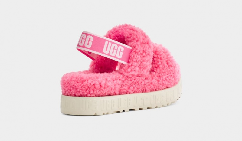 Ugg Oh Fluffita Badtofflor Tofflor Dam Rosa Rosa | Sverige-85479