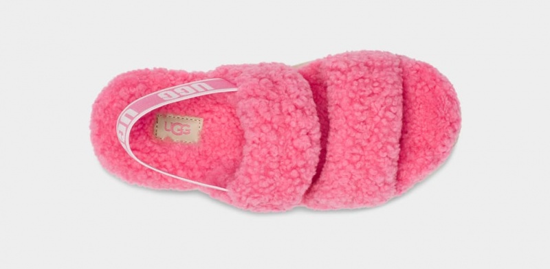 Ugg Oh Fluffita Badtofflor Tofflor Dam Rosa Rosa | Sverige-85479