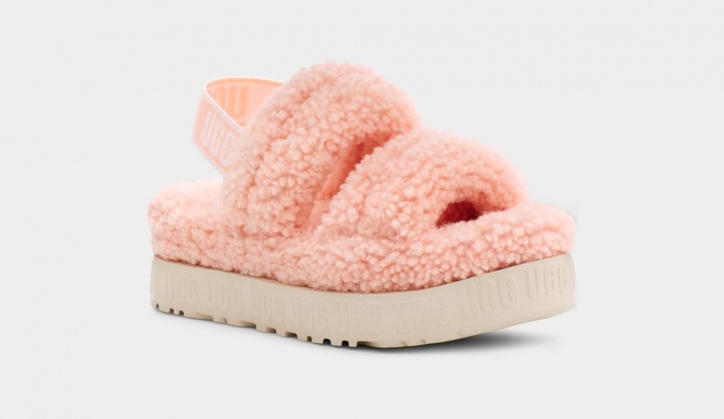 Ugg Oh Fluffita Badtofflor Tofflor Dam Rosa | Sverige-16729