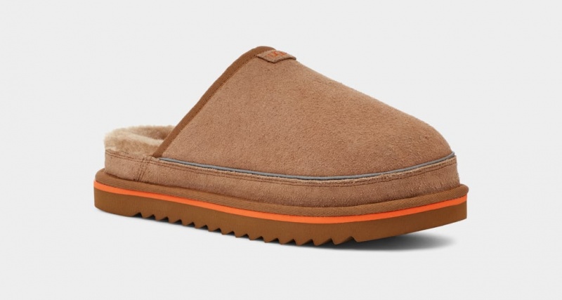 Ugg Scuff Cali Wave Tofflor Herr Bruna Orange | Sverige-50689