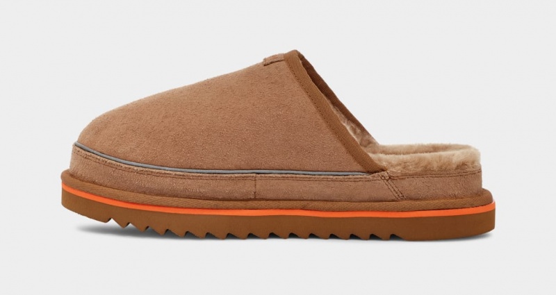 Ugg Scuff Cali Wave Tofflor Herr Bruna Orange | Sverige-50689