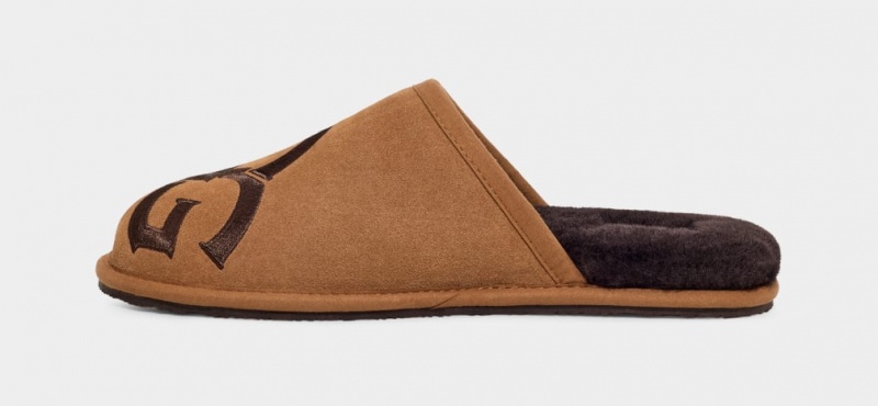 Ugg Scuff Logo II Tofflor Herr Bruna | Sverige-51390
