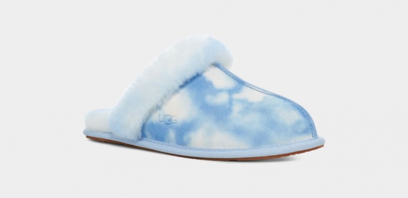 Ugg Scuffette II Watercolors Tofflor Dam Blå | Sverige-93645