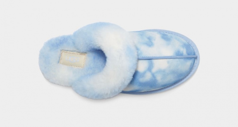 Ugg Scuffette II Watercolors Tofflor Dam Blå | Sverige-93645