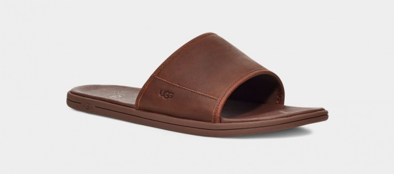 Ugg Seaside Badtofflor Sandaler Herr Bruna | Sverige-16048