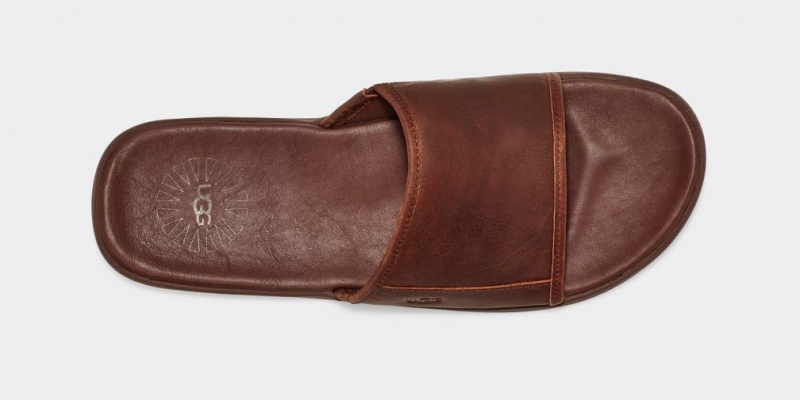 Ugg Seaside Badtofflor Sandaler Herr Bruna | Sverige-16048