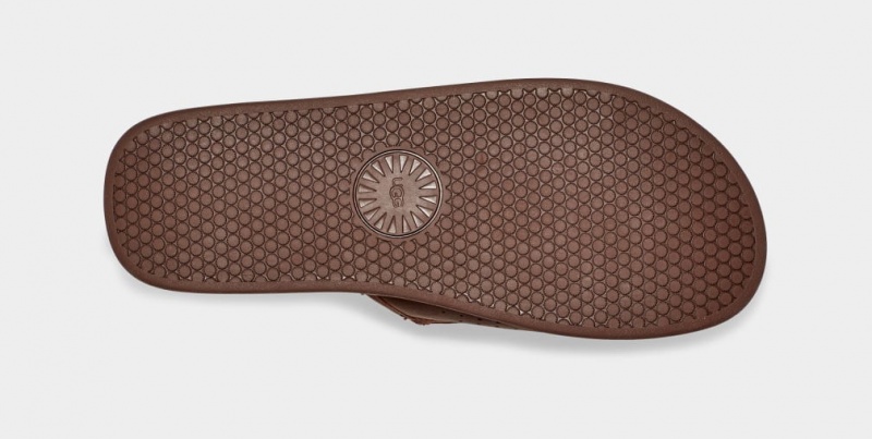 Ugg Seaside Badtofflor Sandaler Herr Bruna | Sverige-16048