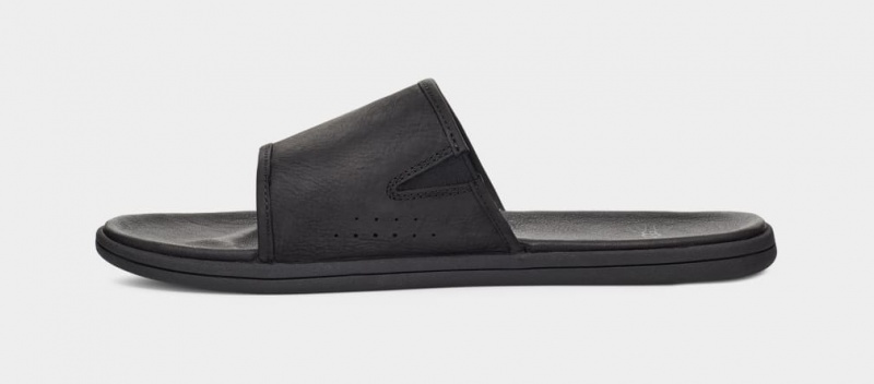 Ugg Seaside Badtofflor Sandaler Herr Svarta | Sverige-51723