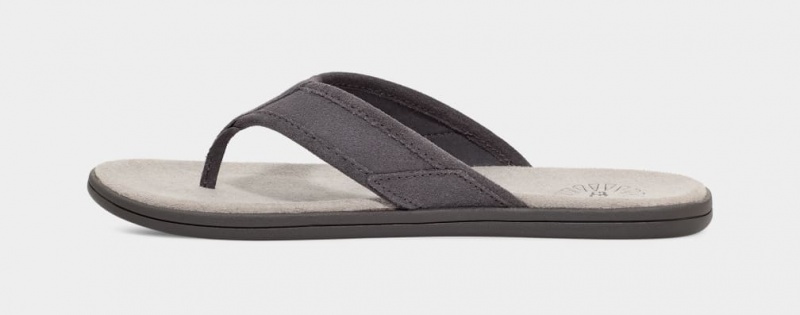 Ugg Seaside Flip Mocka Sandaler Herr Mörkgrå | Sverige-41237
