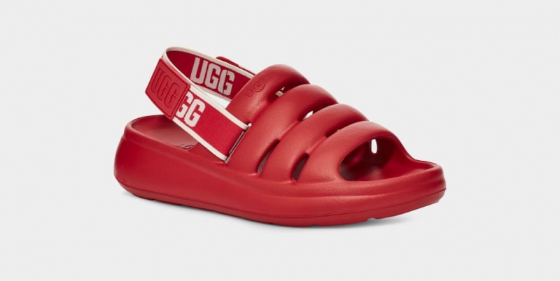 Ugg Sport Yeah Badtofflor Sandaler Dam Röda | Sverige-54816
