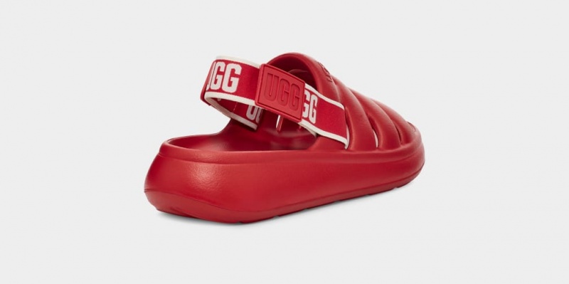 Ugg Sport Yeah Badtofflor Sandaler Dam Röda | Sverige-54816