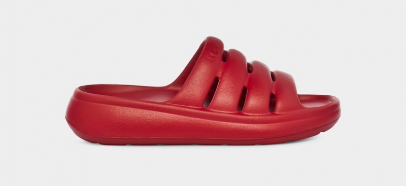 Ugg Sport Yeah Badtofflor Sandaler Dam Röda | Sverige-54816