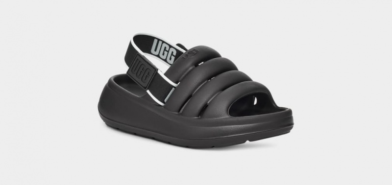 Ugg Sport Yeah Badtofflor Tofflor Barn Svarta | Sverige-83074