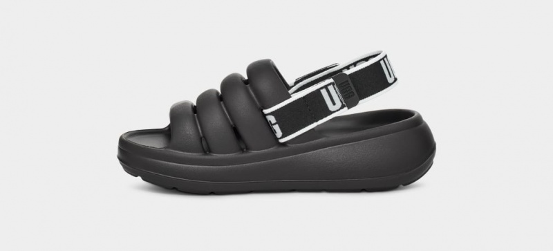 Ugg Sport Yeah Badtofflor Tofflor Barn Svarta | Sverige-83074