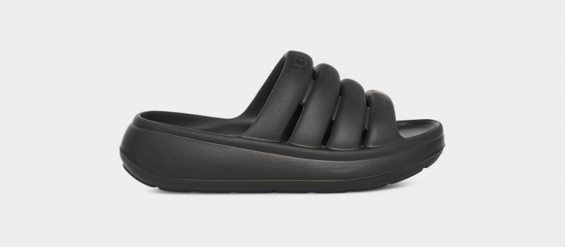 Ugg Sport Yeah Badtofflor Tofflor Barn Svarta | Sverige-83074