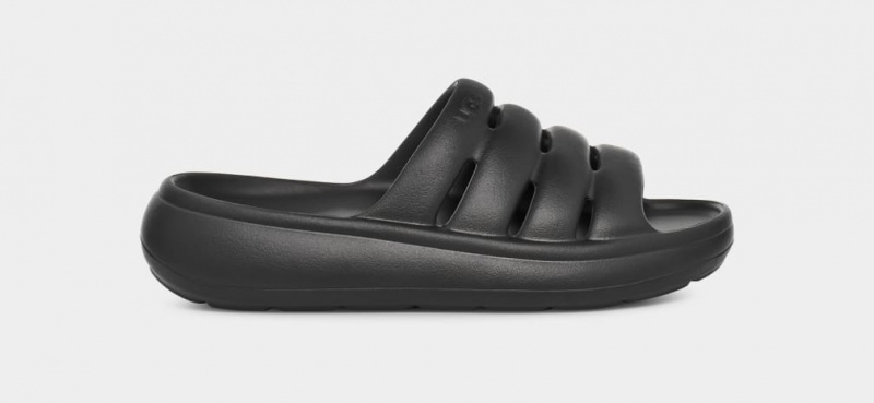 Ugg Sport Yeah Badtofflor Tofflor Dam Svarta | Sverige-06849