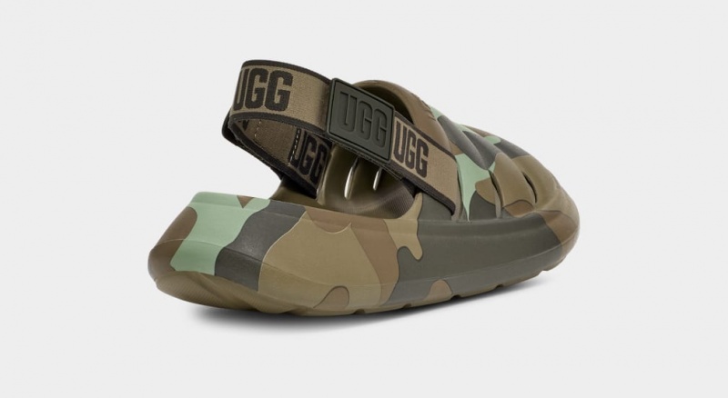 Ugg Sport Yeah Camopop Sandaler Herr Gröna | Sverige-64019