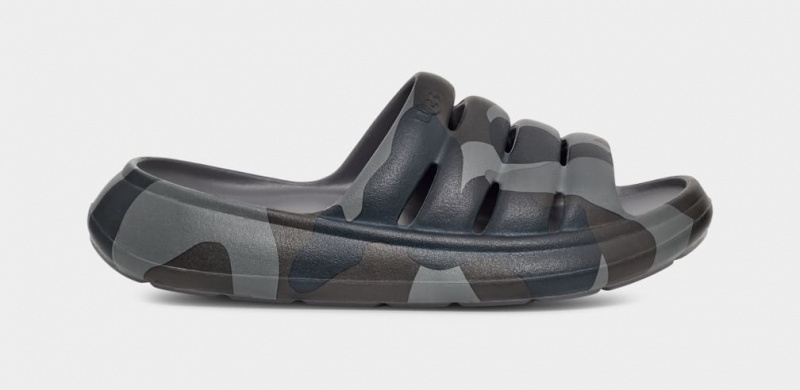 Ugg Sport Yeah Camopop Sandaler Herr Svarta | Sverige-61843