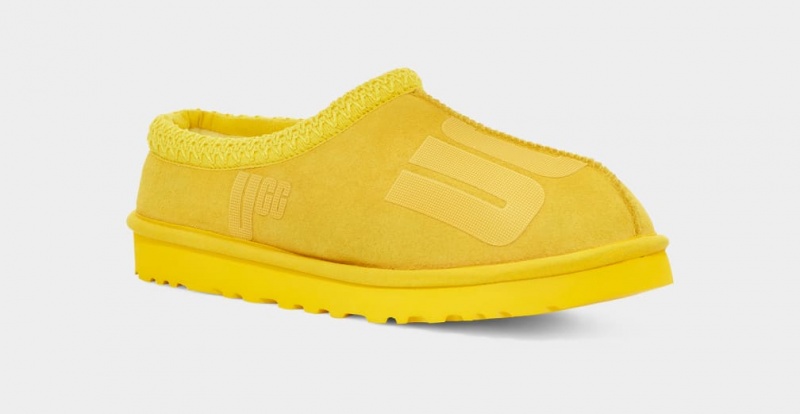 Ugg Tasman Scatter Tryck Tofflor Herr Gula | Sverige-49601