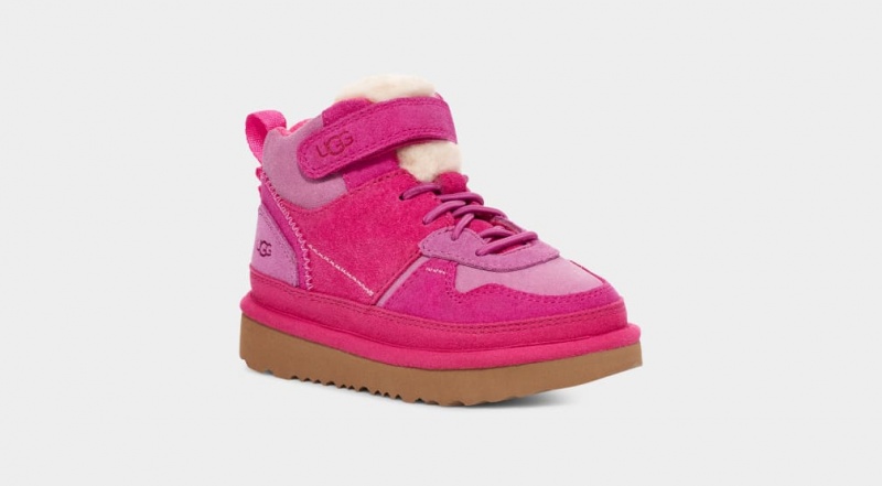 Ugg Toddler Highland Hi Heritage Sneakers Barn Rosa | Sverige-15862