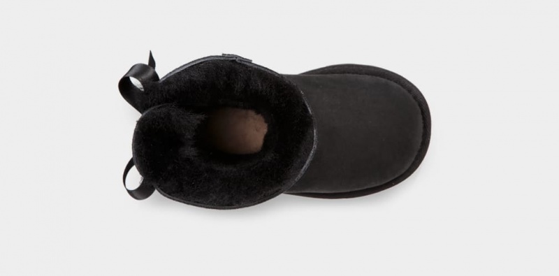 Ugg Toddler Mini Bailey Bow II Stövlar Barn Svarta | Sverige-98761