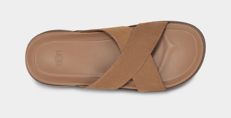 Ugg Wainscott Badtofflor Sandaler Herr Bruna | Sverige-82194
