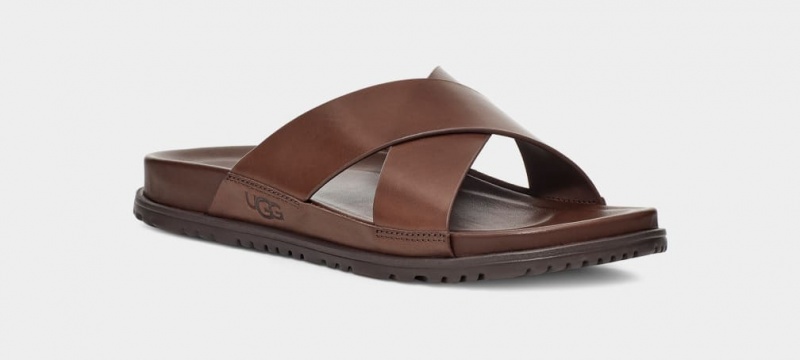 Ugg Wainscott Badtofflor Sandaler Herr Choklad | Sverige-45927