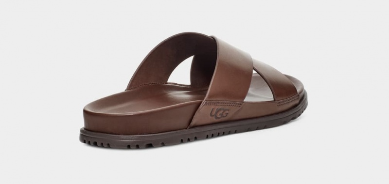 Ugg Wainscott Badtofflor Sandaler Herr Choklad | Sverige-45927