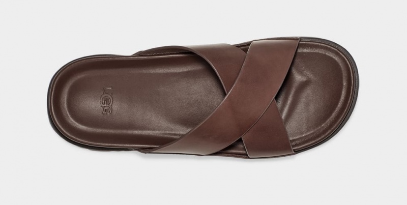 Ugg Wainscott Badtofflor Sandaler Herr Choklad | Sverige-45927