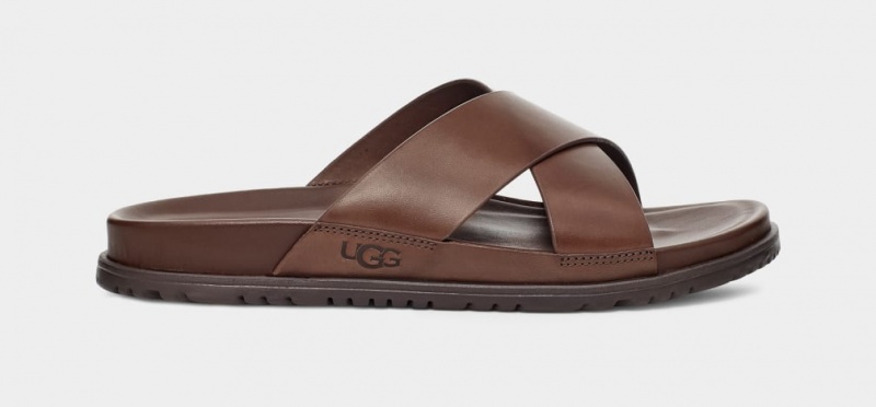 Ugg Wainscott Badtofflor Sandaler Herr Choklad | Sverige-45927