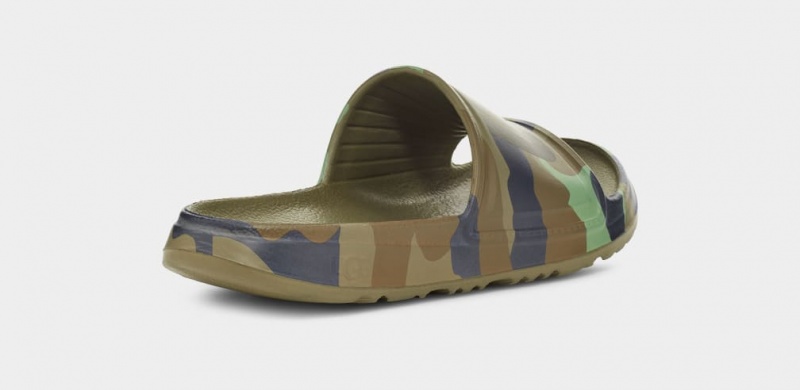 Ugg Wilcox Badtofflor Camopop Sandaler Herr Gröna | Sverige-14863