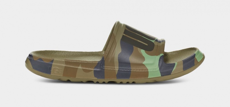 Ugg Wilcox Badtofflor Camopop Sandaler Herr Gröna | Sverige-14863