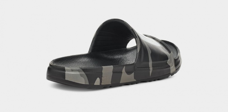 Ugg Wilcox Badtofflor Camopop Sandaler Herr Svarta | Sverige-40376