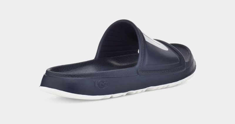 Ugg Wilcox Badtofflor Sandaler Herr Mörkblå | Sverige-07421