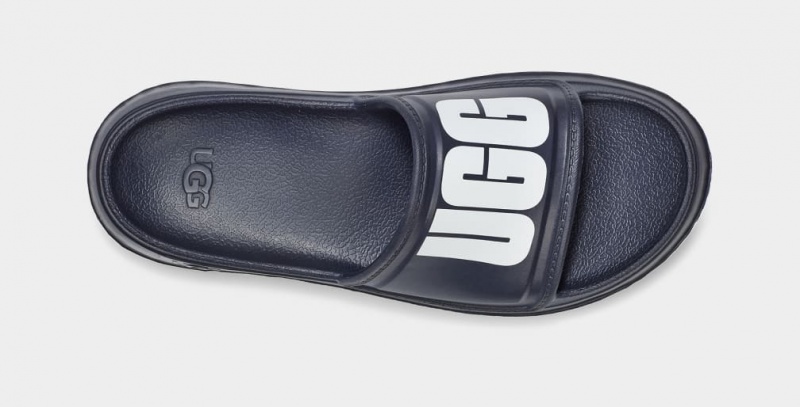 Ugg Wilcox Badtofflor Sandaler Herr Mörkblå | Sverige-07421