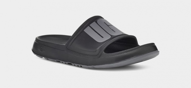 Ugg Wilcox Badtofflor Sandaler Herr Svarta | Sverige-15047